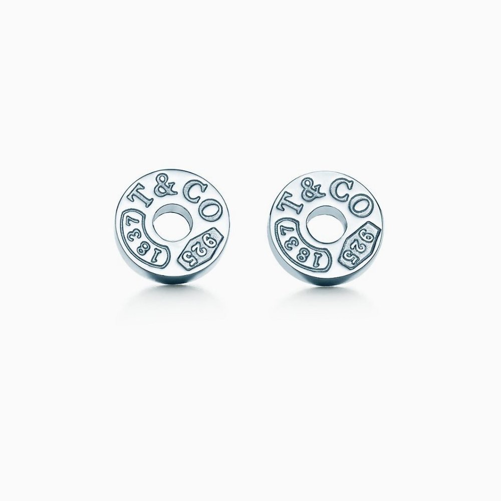 Tiffany&Co Sterling Silver Circle Earrings